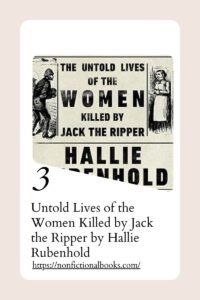 Untold Lives of the Women Killed by Jack the Ripper by Hallie Rubenhold